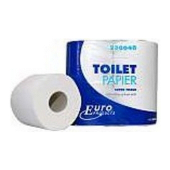 Euro Products | Toiletpapier 2-laags | Tissue Cellulose | Wit | 40 x 400 vel