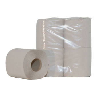 Euro Products | Toiletpapier 1-laags Crèpe Naturel | 10 x 4 rollen