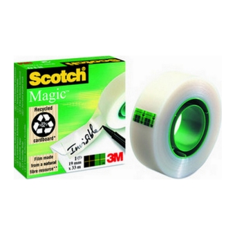 Scotch | Magic Tape plakband | 19 mm x 33 m | 6 stuks