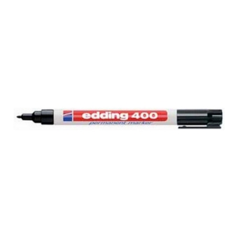 Edding | Permanent Marker 400 | Zwart | Per stuk