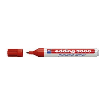 Edding | Permanent Marker 3000 | Rood | Per stuk