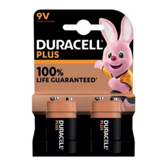 Duracell | Plus 100 % | 9V | 2 stuks