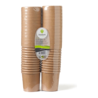 Biodore Soepkom en deksel Kraft 350 ml 20 x 25 stuks