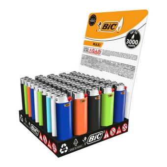 Bic | J26 Maxi Aansteker Assortiment | 50 stuks