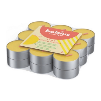 Bolsius | True Citronella | Geurtheelicht 4 uur | 8 stuks