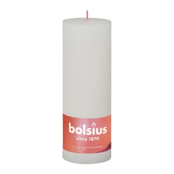 Bolsius | Rustieke Stompkaarsen 190/68 | Cloudy White | 6 stuks