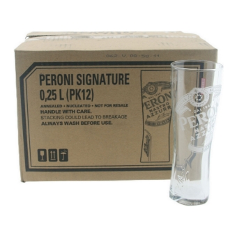 Peroni | Glas | 25 cl  | per stuk