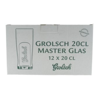 Grolsch | Master glazen | 20 cl | Per stuk