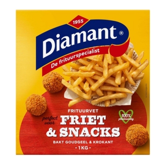 Diamant | Frituurvet Friet & Snacks | 12 x 1 kg