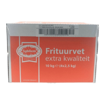 Subliem | Plantaardig Frituurvet | 4 x 2.5 kg