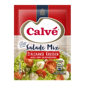 Calve | Salademix | Italiaanse Kruiden | 12 x 3 x 8 gram