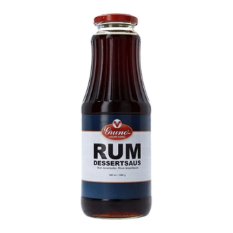 Gruno | Dessertsaus | Rum | 6 x 1 liter