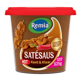 Remia | Satesaus Hot | 8 x 325 gram