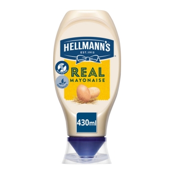 Hellmann&#39;s | Squeeze | Real mayonaise | 8 x 430 ml