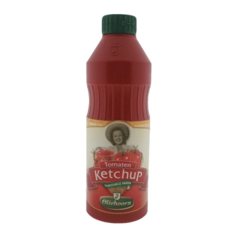 Oliehoorn | Tomatenketchup | Fles 6 x 900 ml