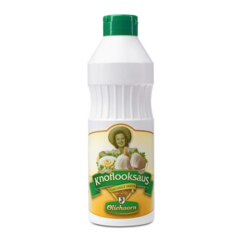 Oliehoorn | Knoflooksaus | Fles 6 x 900 ml