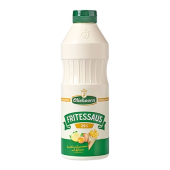 Oliehoorn | 25% Fritessaus | Fles 6 x 900 ml