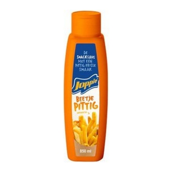 Joppiesaus | Beetje Pittig | Knijpfles | 850 ml