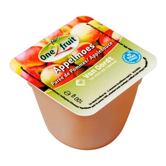 One2Fruit | Appelmoescups | 120 x 100 gram