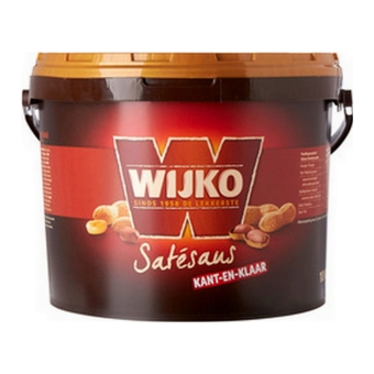 Wijko | Satésaus | Kant- en klaar | Emmer 10 kg