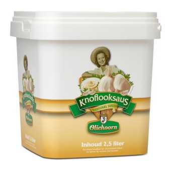 Oliehoorn | Knoflooksaus | 2,5 liter