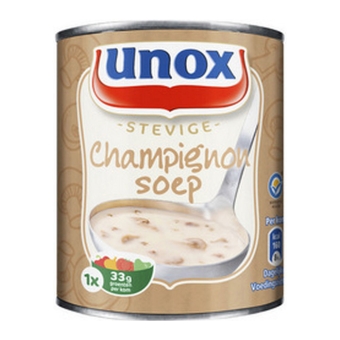 Unox | Stevige Champignon / Hamsoep | Blik | 12 x 0.3 liter