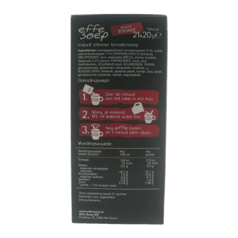 Effe | 1kops soep | Chinese Tomaat | 21 x 175 ml