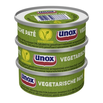 Unox | Vegetarische Leverpastei | 24 x 3 x 56 gram