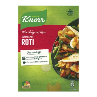 Knorr | Wereldgerechten | Surinaamse Roti | 6 x 230 gram