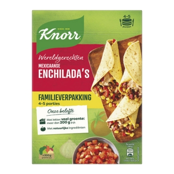 Knorr | Wereldgerechten | Mexicaanse Enchiladas | 5 x 328 gram