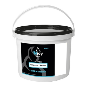 Njoy | Warme Ijsdip Tompouce Aardbei | 2.7 kg