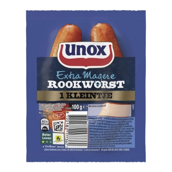 Unox | Magere Rookworst | 10 x 100 gram