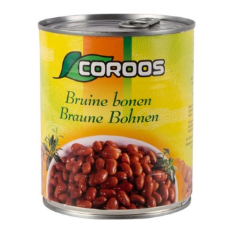 Coroos | Bruine Bonen Blik | 12 x 800 ml