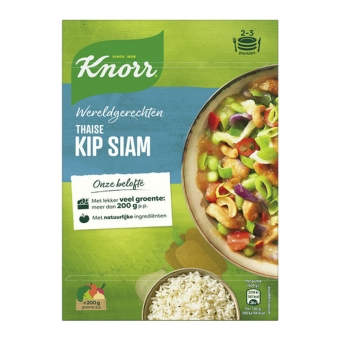 Knorr | Wereldgerechten | Thaise Kip Siam | 6 x 300 gram