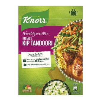 Knorr | Wereldgerechten | Indiase Kip Tandoori | 6 x 303 gram