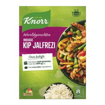 Knorr | Wereldgerechten | Indiase Kip Jalfrezi | 6 x 295 gram