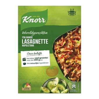 Knorr | Wereldgerechten | Lasagnette Napoletana | 6 x 240 gram