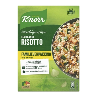 Knorr | Wereldgerechten | Foodtrips Italiaanse Risotto Xl | 5 x 430 gram