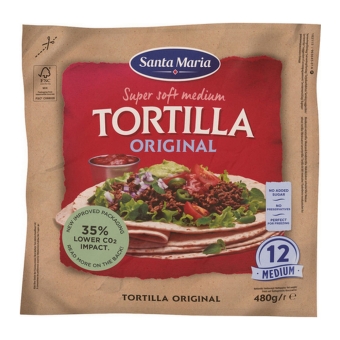 Santa Maria | Wrap | Tortilla Medium | 8 x 40 gram