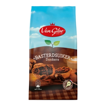 Van Gilse | Donkere Basterdsuiker | 12 x 600 gram