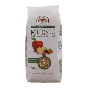 Vitalia | Crunchy Muesli | Appel en Hazelnoot | 1 kg