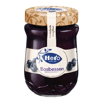 Hero | Bosbessen Jam | 6 x 340 gram