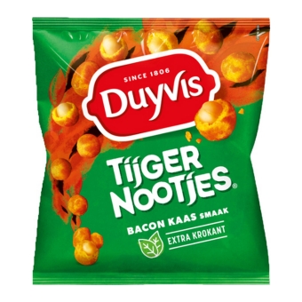 Duyvis | Tijgernootjes | Bacon & Kaas | 8 x 275 gram