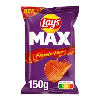 Lays | Max Flamin&#39; Hot | 9 x 150 gram