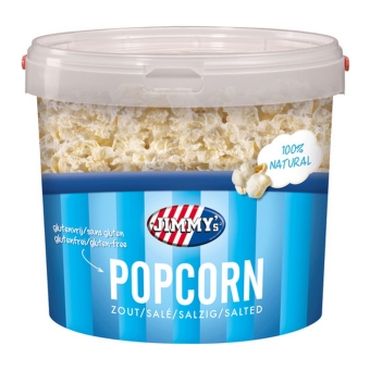 Jimmy's Popcorn | Zout | Emmer | 12 x 140 gram