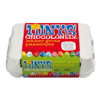 Tony's Chocolonely | Paaseitjes | Assortiment | 24 x 12 stuks