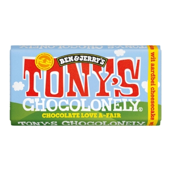 Tony&#39;s | Wit Strawberry Cheesecake | 15 x 180 gram