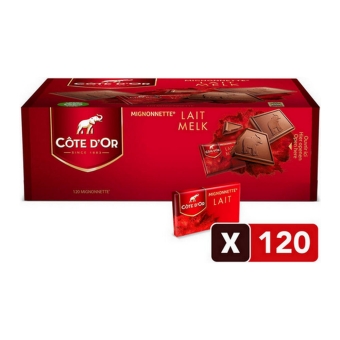 Côte d&#39;Or | Mignonnettes Melk Horeca | 120 x 10 gram