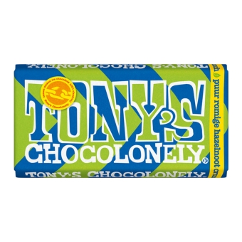 Tony&#39;s | Reep Puur Romige Hazelnoot Crunch | 15 x 180 gram