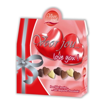 Chocolade Cadeau | Voor Jou xxx | 6 x 100 gram